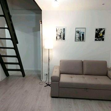 Однокімнатна дворівнева квартира в будинку