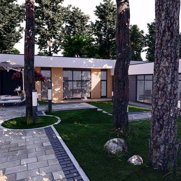 Будинок 1 поверх містечко у лісі 232 м2 басейн с. Ходосівка 9 км Київ