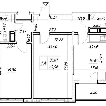 Поверх 6‼️ 2х69м ЖК Навігатор 2/ З РЕМОНТОМ ‼️ ЖК Навігатор 2