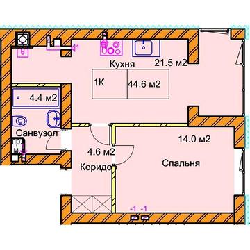 Продаж 1к Квартира Чорновола Вячеслава вулиця ЖК Panorama de Luxe