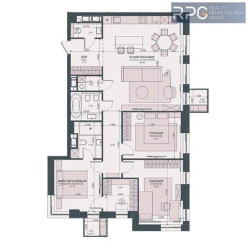 Найкраща ціна 3-к квартира 120м² ЖК TRIIINITY Є Генератор БУД-1 ЖК Тринити