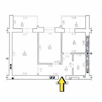 Продаж квартири 2-х кімнатної квартири в Центрі ЖК Diamond Hill