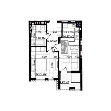 Продаєть квартира 1кімнатна національної гвардії без комісії ЖК Паркове Містечко