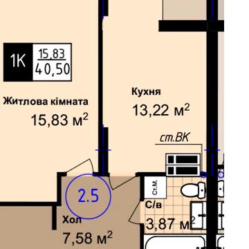 Продаж 1к Квартира Академіка Сахарова вулиця ЖК Sea Town
