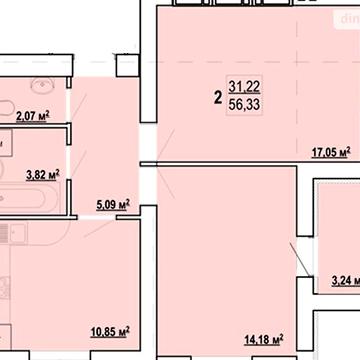 Продаж 2к Квартира Борткевича вулиця ЖК Гидропарк