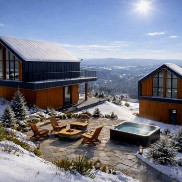 Продаж двох котеджів у Карпатах, Яблуниця, поруч Буковель