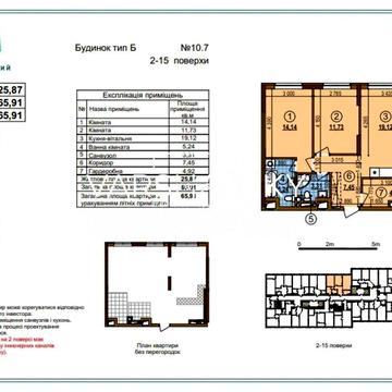 Продаж двокімнатної квартири, ЖК Варшавський - 3 ЖК Варшавський 3