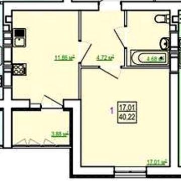 Продам 1-комн квартиру 40.5м2 в Новострое ЖК СКАЗКА MV ЖК СКАЗКА