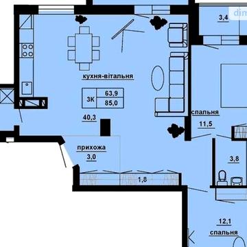 Продаж 3к Квартира Куліша Пантелеймона бульвар ЖК Manhattan
