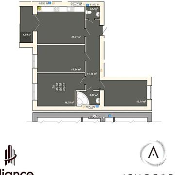 Продаж 3к Квартира Ленкавського вулиця ЖК Атмосфера