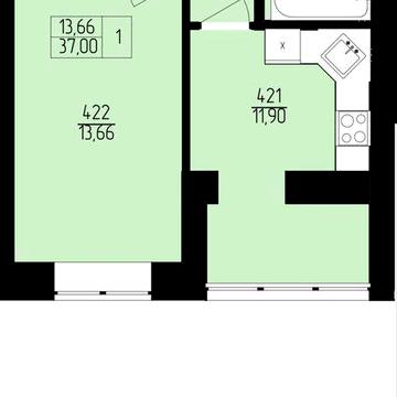 Однокімнатна квартира з розтермінуванням в новобудові ЖК Північна Фортеця