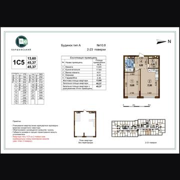 ЖК «Варшавський», буд. 10.8 , тип 1С5. Від власника ЖК Варшавский