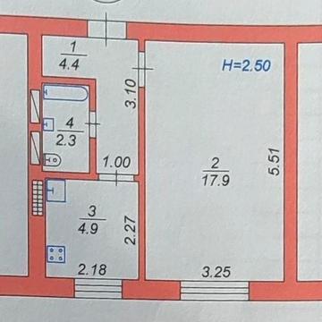 Продам однокімнатну квартиру в центрі Вишневого