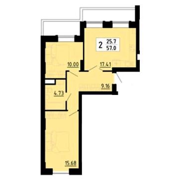 Продаж 2к Квартира Енергетична вулиця ЖК Квартал Энергия