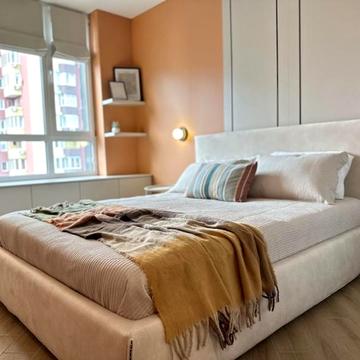 Апартаменты De Luxe в трендовых тонах возле метро