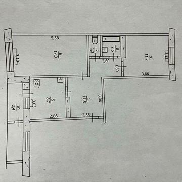 Продам 2х кімнатну квартиру на  ПЗТО район 19 школи