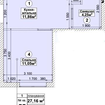 Продаж! Квартира   27м2- 25000$! Скоро на ремонт!