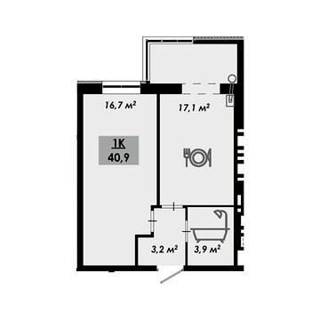 Продаж 1к Квартира Ільїна вулиця ЖК Родной дом