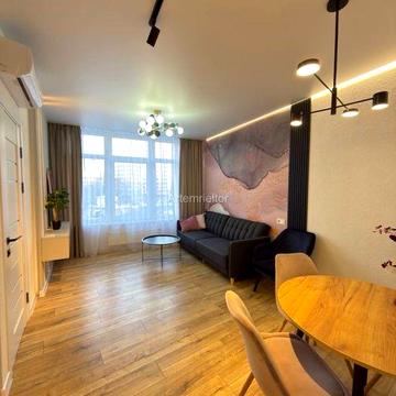 42 Жемчужина Аркадия 46м2 1 комнатная квартира мебель/техника Кадорр ЖК 42 Жемчужина Аркадия Генуэзская