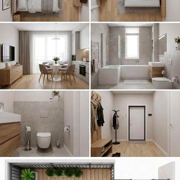 2-кімнатна з власним двориком 48 м² ЖК Емірайтс Білогородка під Києвом ЖК Emirates