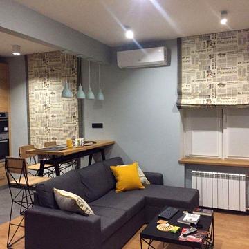 Двокімнатна Студія з Дизайнерським Ремонтом у Серці Харкова!