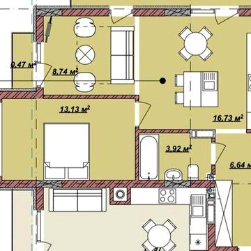 2-к, Новобудова із газовим опаленням і теплою підлогою!