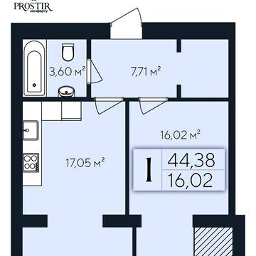 1 кімнатна квартира в новобудові, ЖК Простір Комфорту, район Виставка ЖК Простір Комфорту