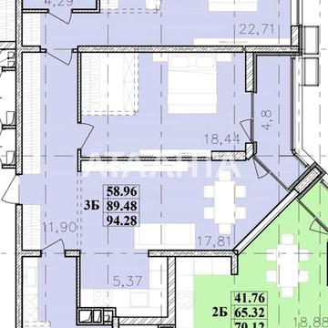 Лучшая цена 3 комнатной в ЖК Модерн, Адмиральский пр-т, Фонтан ЖК "MODERN"