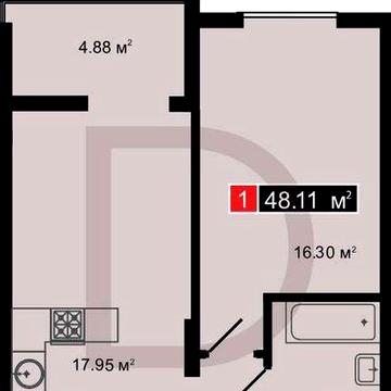 Продаж 1кім.кв. 48м2 у ЖК Затишний двір м.Винники від забудовника ЖК Затишний Дім
