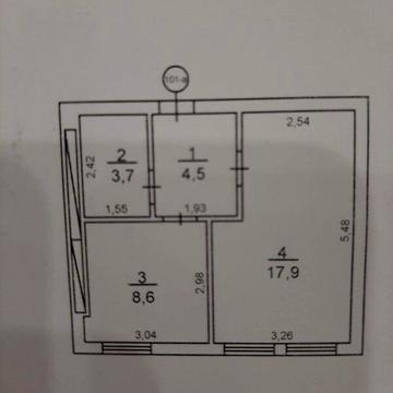Продаж 1к Квартира Вереснева вулиця ЖК Бучанский