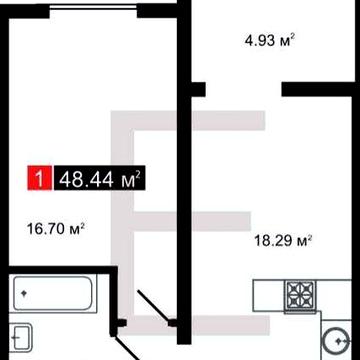 Акційна ціна! Квартира 48м2 ЖК Затишний Дім ВІД ЗАБУДОВНИКА ЖК Затишний Дім