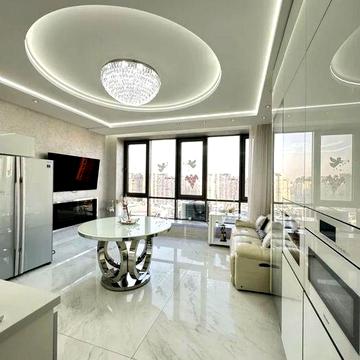 River Stone Вид на Дніпро 3 спальні 120м² Ремонт Трускавецька,4б ЖК Рівер Стоун