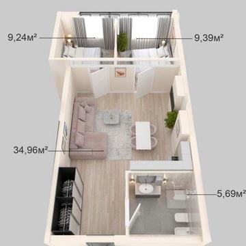 Квартиру в клубному будинку Donjon ЖК Donjon