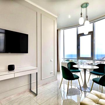 Аркадия первая линия Гагарин Плаза 2комн вид на море Генератор в доме!