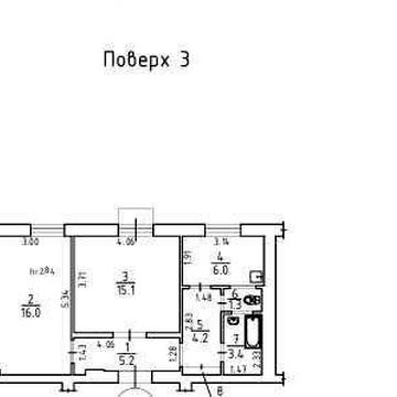 проспект Шевченко. 2х комнатная сталинка.