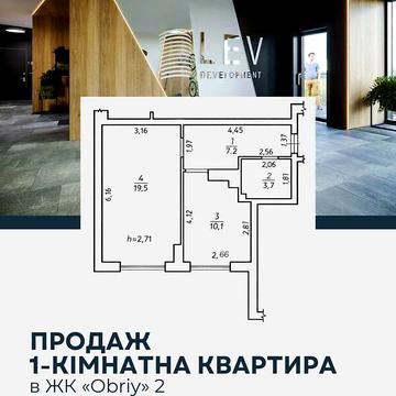 Продаж 1к Квартира Малоголосківська вулиця ЖК OBRIY 2
