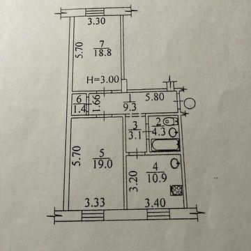 Довгострокова оренда 2к Квартира Академіка Вальтера вулиця