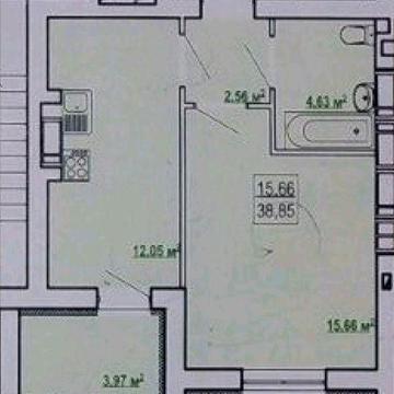 ЖК Гидропарк-Лучшая планировка и цена за 1-комнат 40м2 16500$ ВАРИАНТЫ ЖК Гидропарк