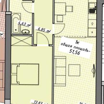 Продам 1 Ком. ЖК Атмосфера Аркадия Курортный переулок