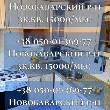 Здам 3к.кв. студію для сімї від власника. Новобаварский р-н