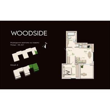 Продаж 1к Квартира Пирогівка вулиця ЖК Woodside