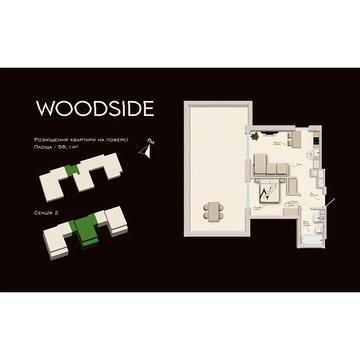 Продаж 1к Квартира Пирогівка вулиця ЖК Woodside