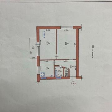 2 кімнатна квартира Меліоративний, 6000$. Можливість розстрочки.