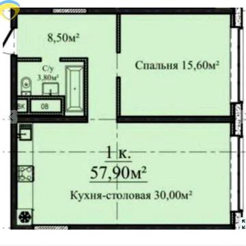 1-к квартира в ЖК SEA VIEW • Будинок збудований • Середній поверх ЖК Сі Вью