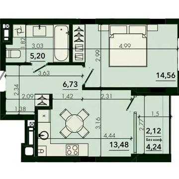 Продаж 1к Квартира Героїв Крут вулиця ЖК Viking Gardens