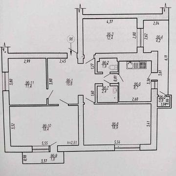 Продам 4к квартиру м. Зеленодольськ