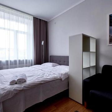 Квартира для двоих гостей в новом апарт-отеле возле площади Свободы