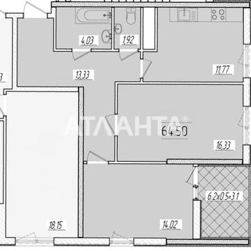 улица Краснова, 3/662-10, Фонтан, Приморский, Одесса, Одесская 73600.0 USD