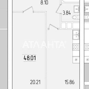улица Краснова, 3/682-3, Фонтан, Приморский, Одесса, Одесская 48500.0 USD