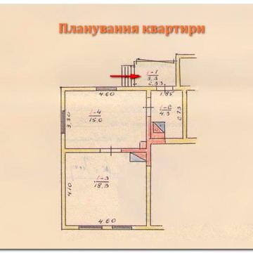 1-кімнатна квартира в центрі